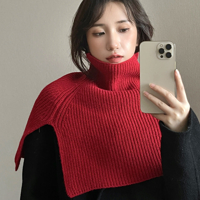 Fashion Red Deer Scarf Lady