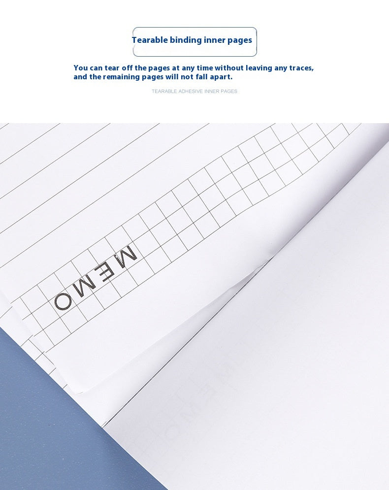 A4 Note Pad Meeting Minutes Tearable Notebook