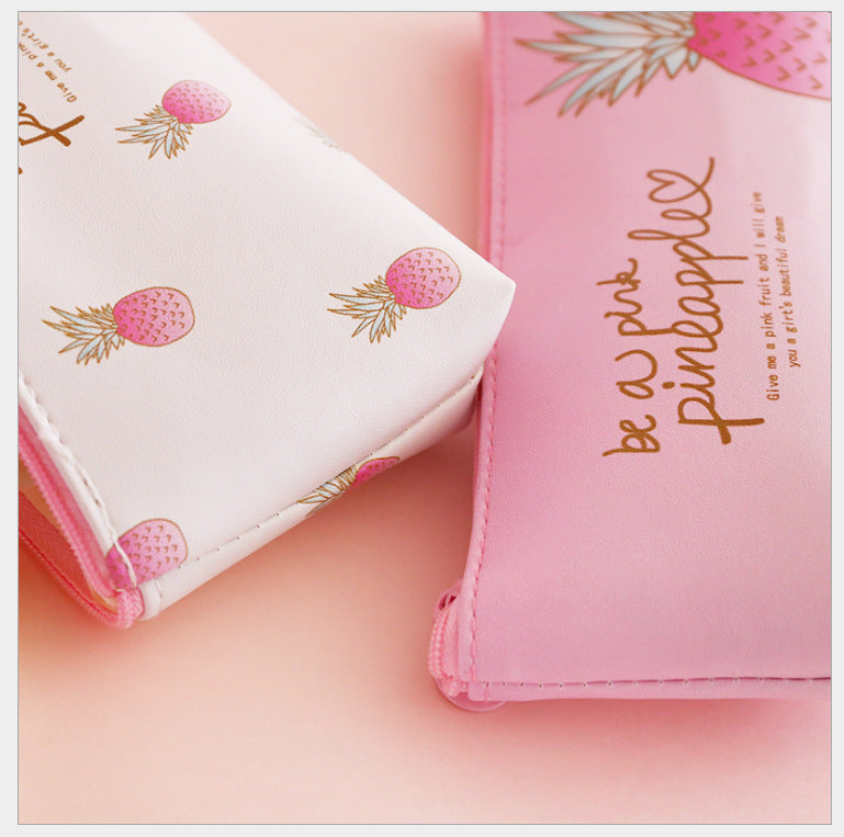 Compatible With , Pineapple Pencil Bag