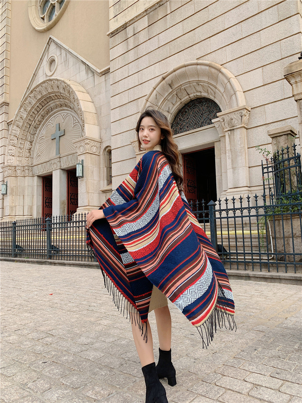 Desert Travel Talma Women's Scarf Dual-use Sun Protection