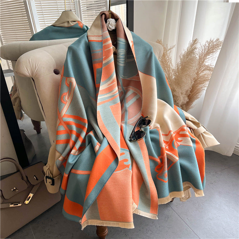 Women's Fashion Personality Carriage Shawl Scarf
