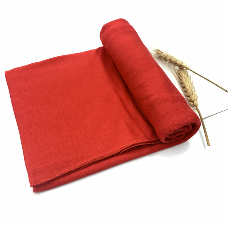 Women's Fashion Solid Color Modal Cotton Scarf