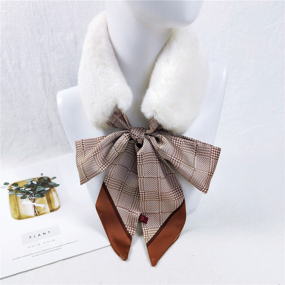 Korean Version Of Thickened Warm Student Scarf In Winter