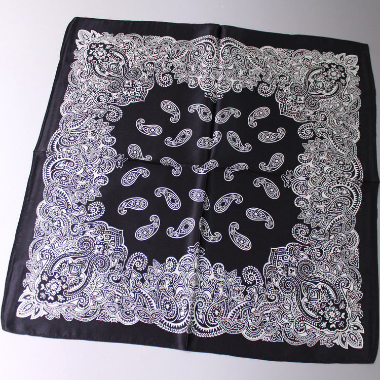 Men's Fashion Vintage Cashew Flower Silk Scarf