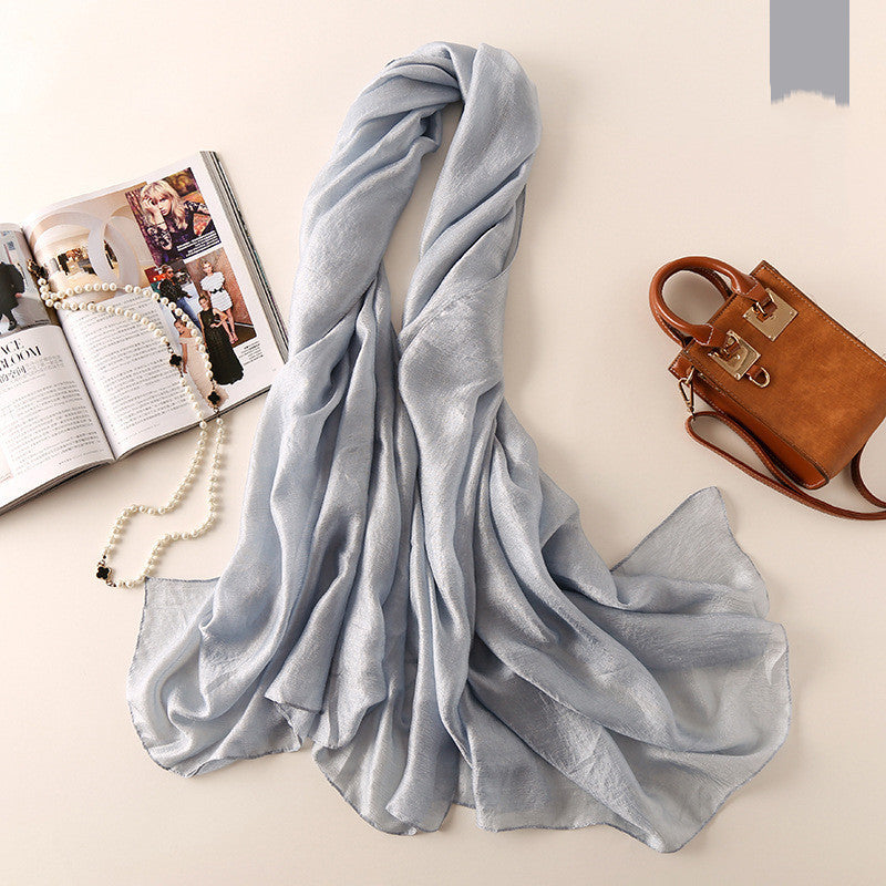 Fashion Beach Towel Sun Protection Shawl Silk Scarf Women