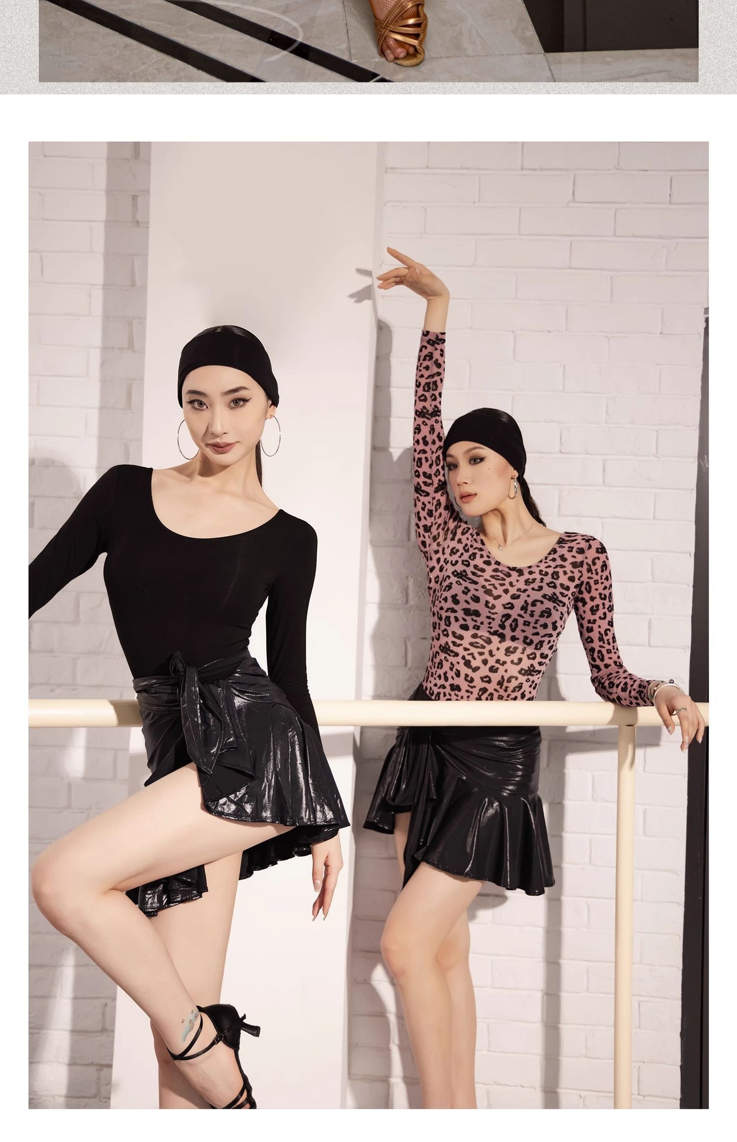 Women's Summer One-piece Lace-up Latin Dance Skirt