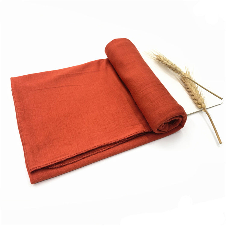 Women's Fashion Solid Color Modal Cotton Scarf
