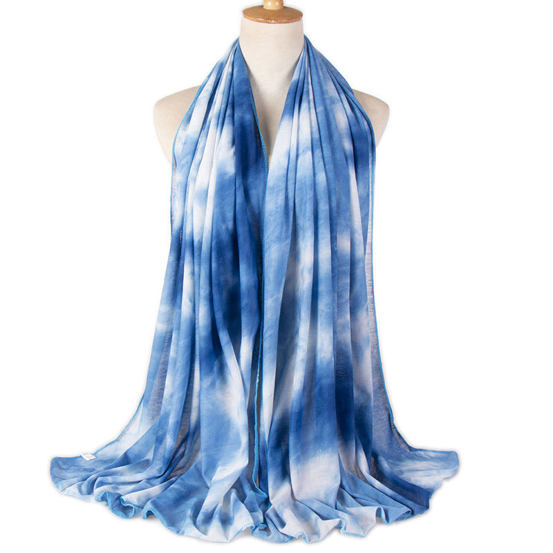 Women's Tie-Dyed Modal Sweat Scarf