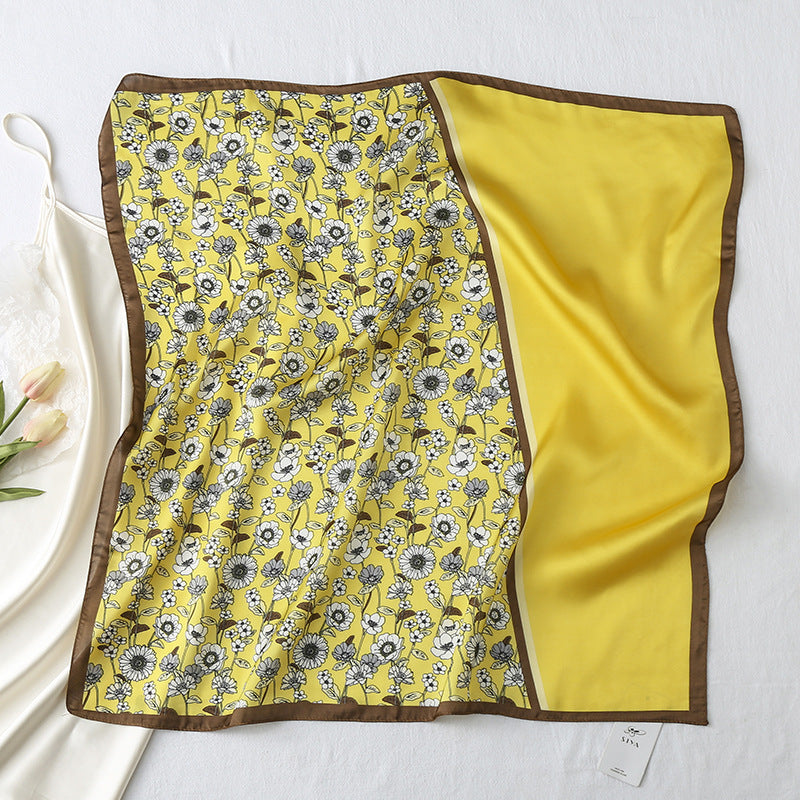 Spot Printed Satin Scarf Occupation