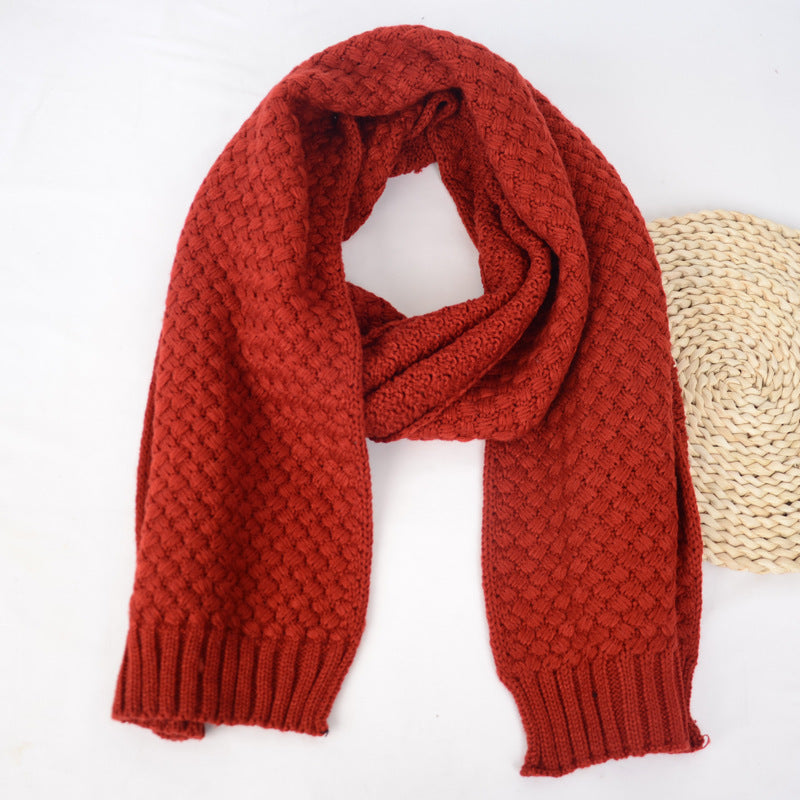 Fashion Red Deer Scarf Lady