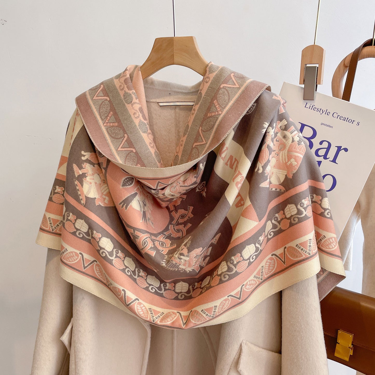 Cashmere Scarf Women's Shawl Blanket For Warmth