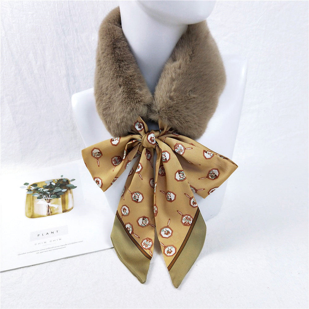 Korean Version Of Thickened Warm Student Scarf In Winter
