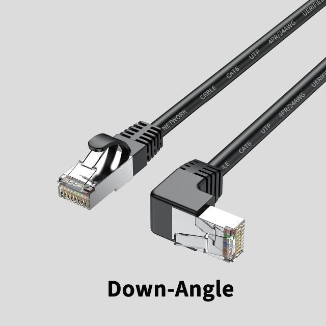 Cat6 Ethernet Cable RJ45 Right Angle UTP Network Cable Patch