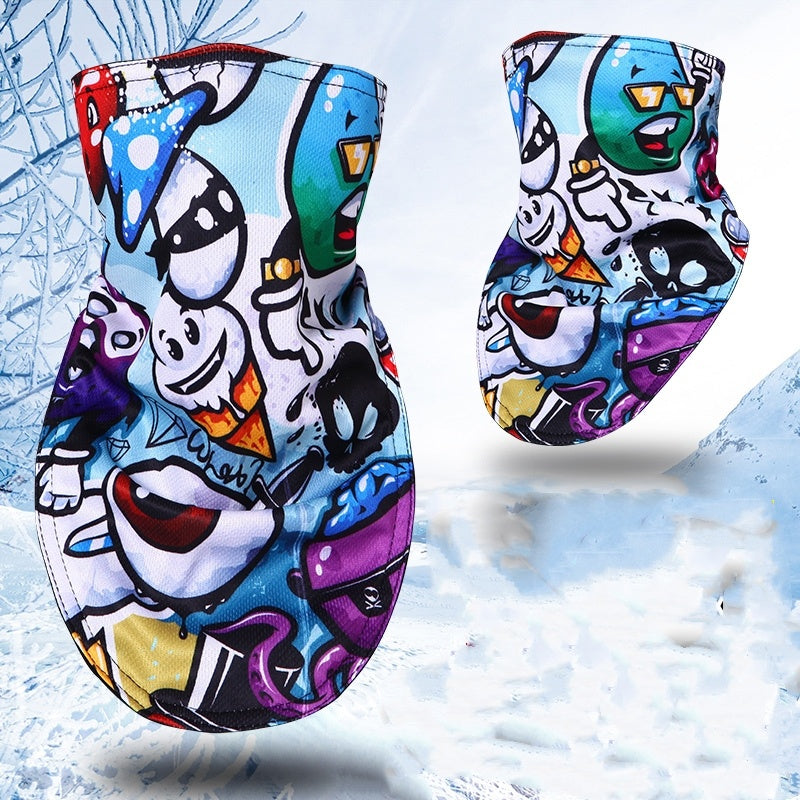 Ski Mask Men's And Women's Cycling Windproof Dust Insulating Face Towel