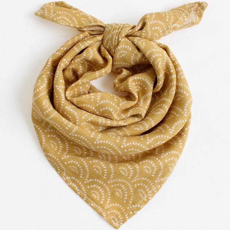 Double Layer Bamboo Cotton Gauze Small Square Towel