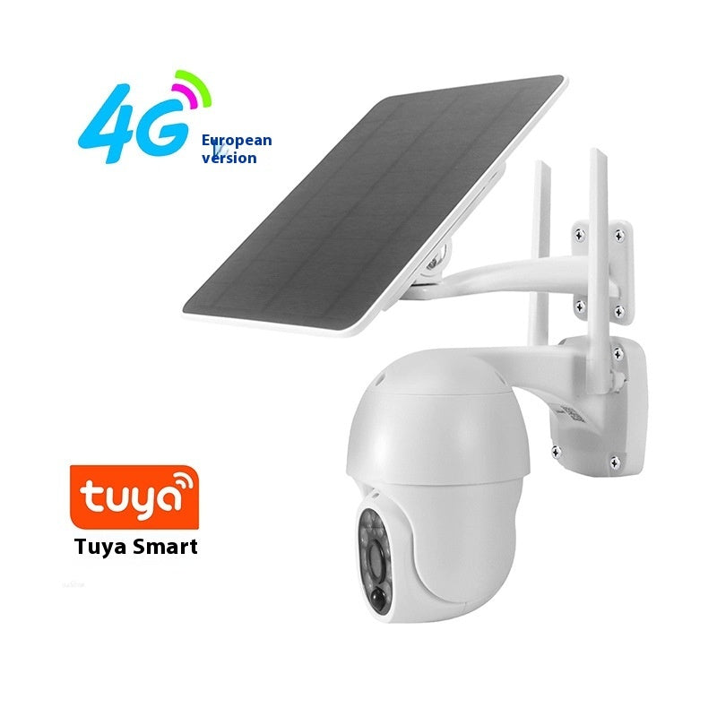 Graffiti Solar Surveillance Camera Outdoor Waterproof 4G Camera