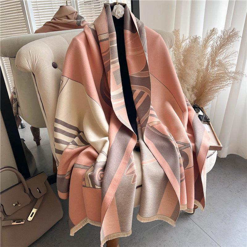 Women's Fashion Personality Carriage Shawl Scarf