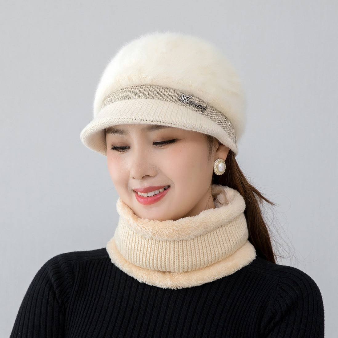 Knitted Rabbit Hair In Autumn And Winter