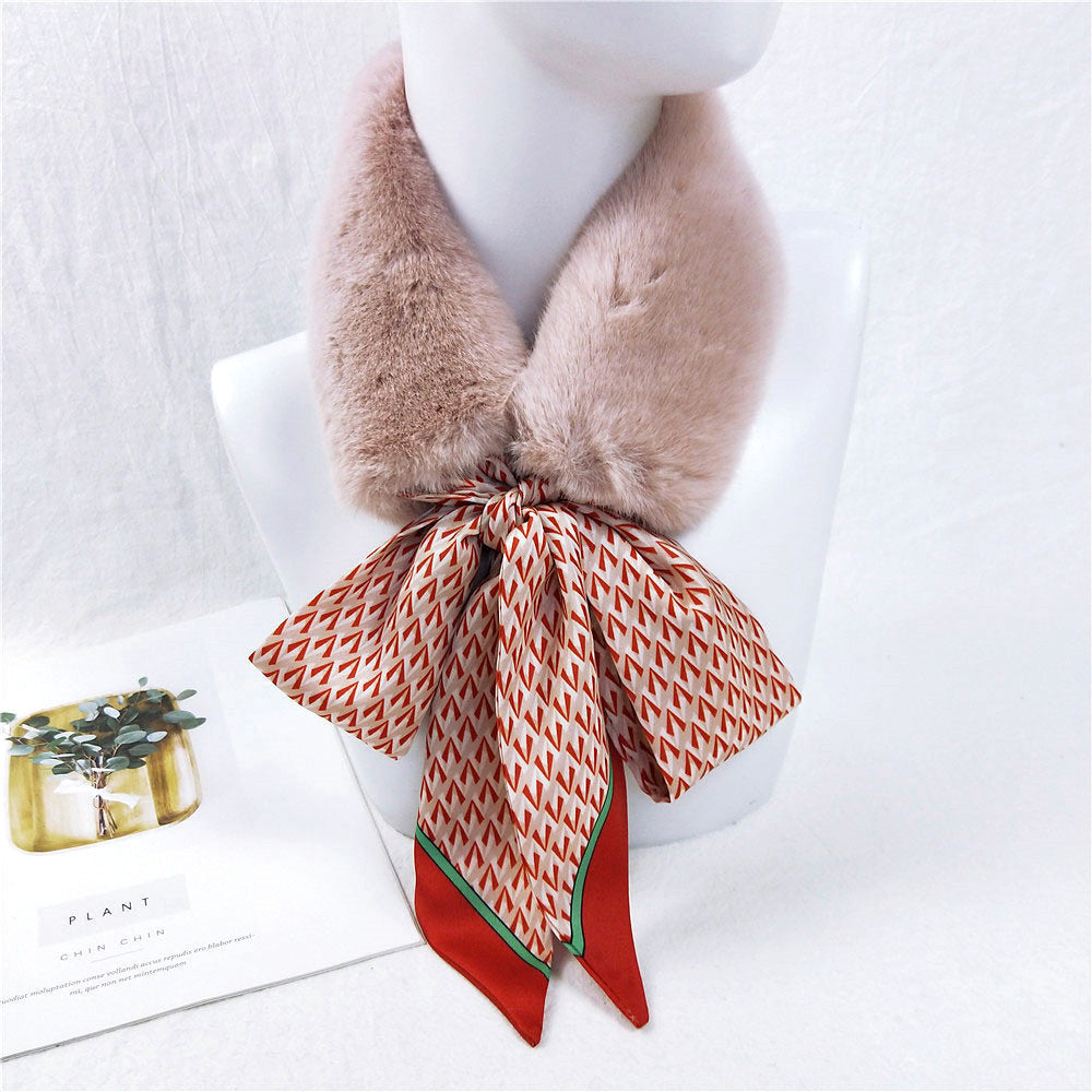 Korean Version Of Thickened Warm Student Scarf In Winter