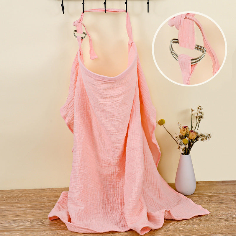 Double Layer Pure Cotton Baby Cover Blanket Breastfeed Outwear Towel Anti-exposure Shawl