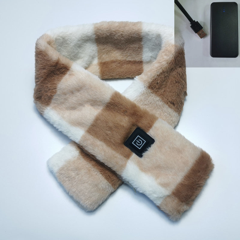 Smart Heating Scarf USB Neck Protection Cold Proof Electric Heating Scarf