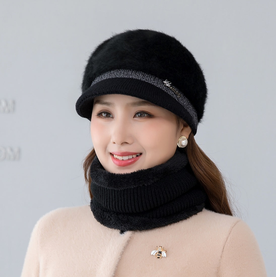Knitted Rabbit Hair In Autumn And Winter
