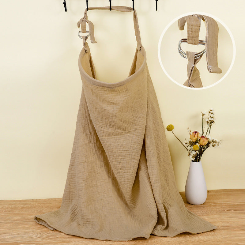 Double Layer Pure Cotton Baby Cover Blanket Breastfeed Outwear Towel Anti-exposure Shawl