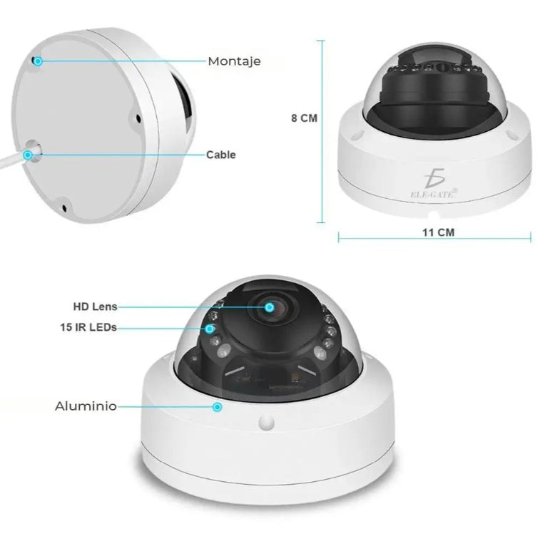 4MP Night Vision IP Dome Camera