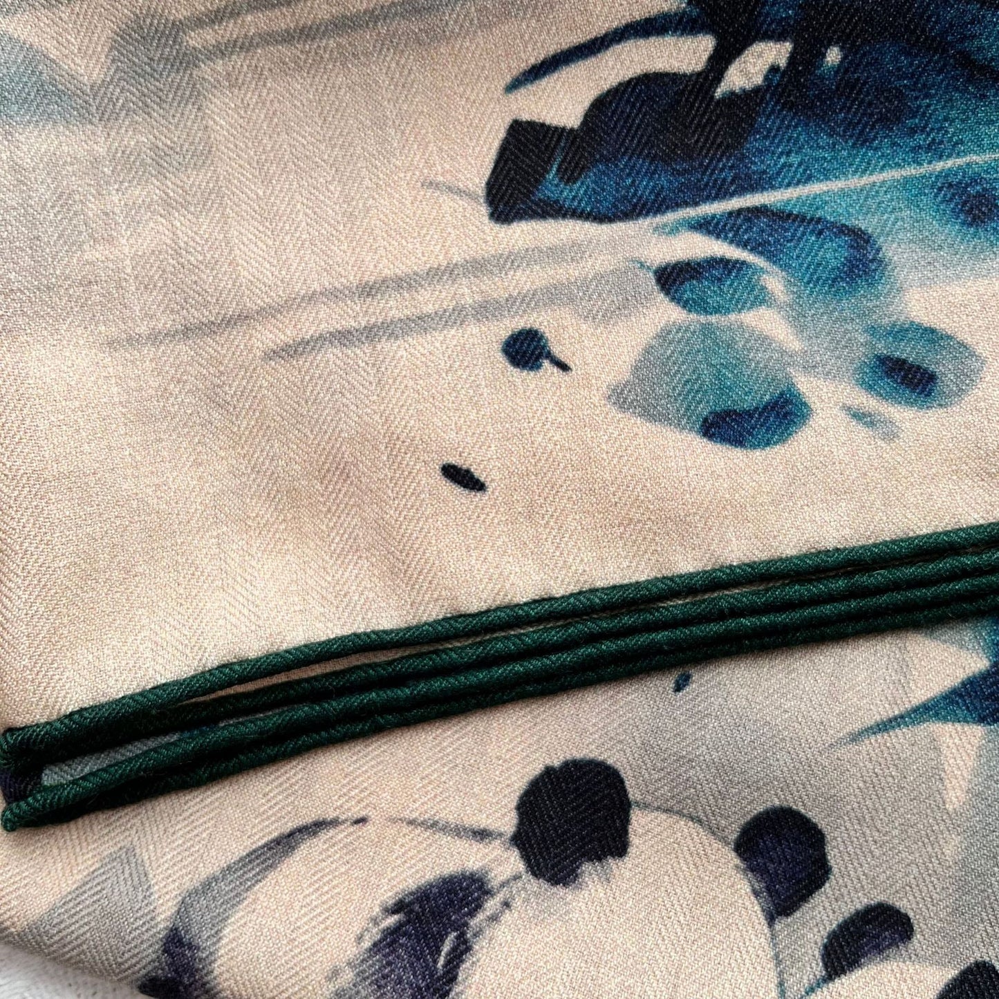 Ink Painting Panda Printing Wool Scarf