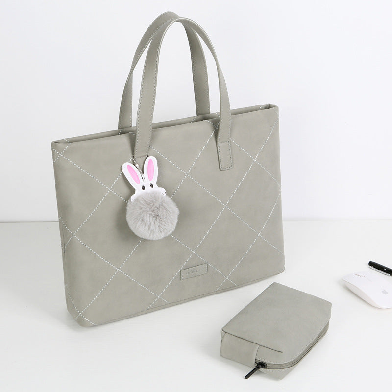 Men's And Women's Portable Crossbody Laptop Bag