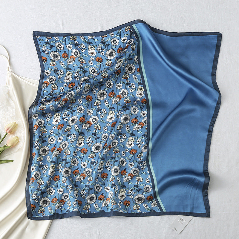 Spot Printed Satin Scarf Occupation