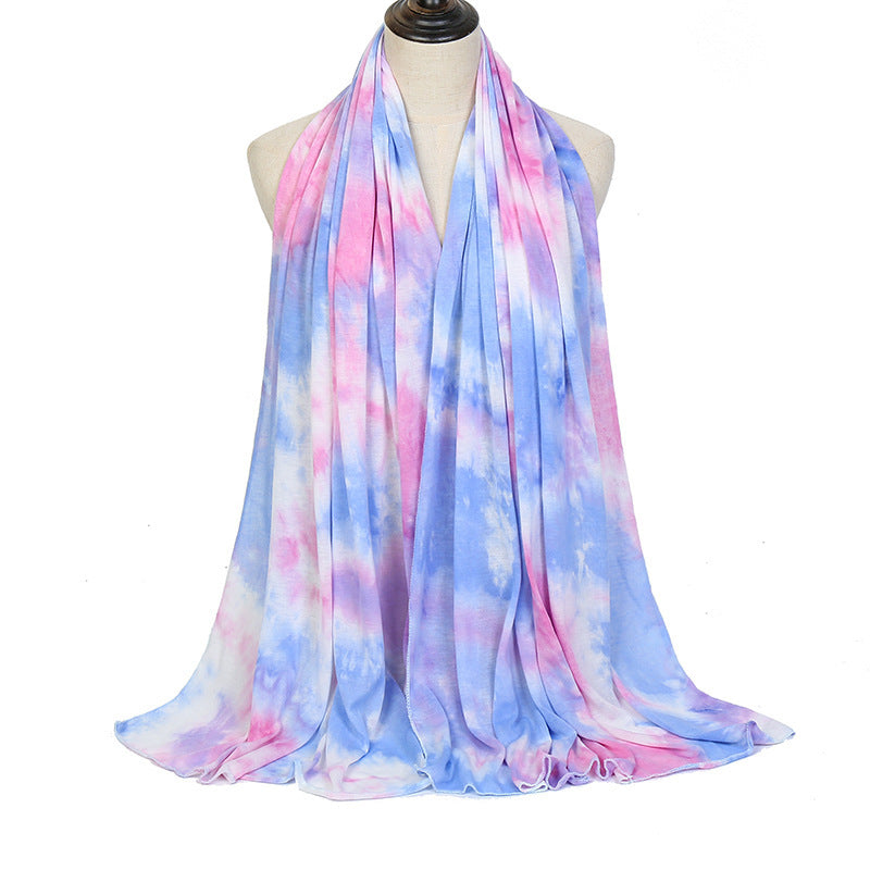 Women's Tie-Dyed Modal Sweat Scarf