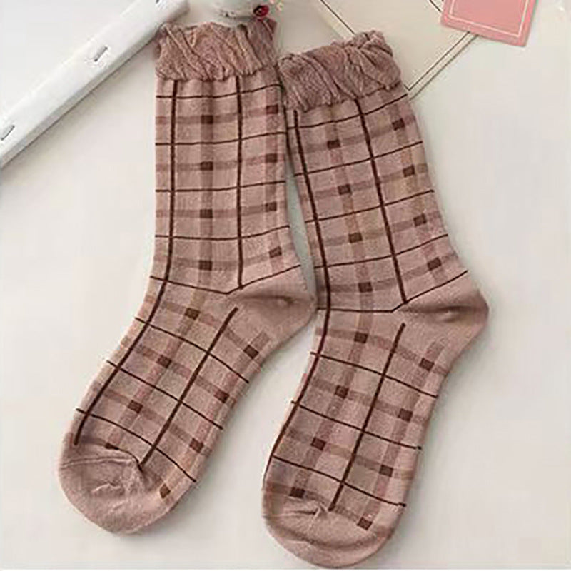 College Style Cartoon Trend Socks