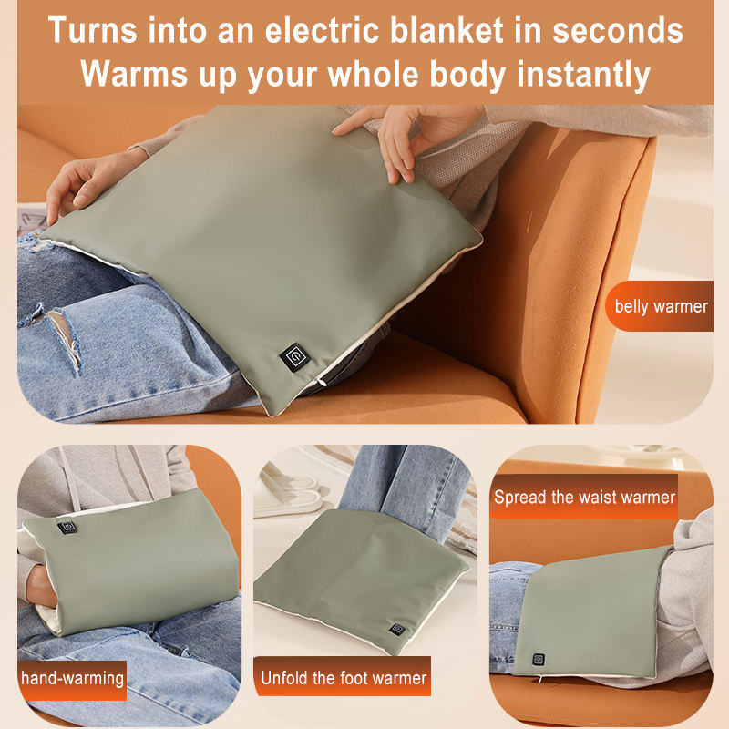 Portable Graphene Handwarmers Pouch Comfortable Electric Hand Warmer Heater Pad Adjustable 3 Temperature Setting Portable Heating Hand Warmer Pouch Heated Hand Mitts