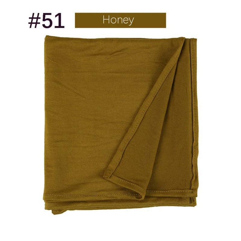 Mercerized Cotton Jersey Closed-toe Cotton Scarf