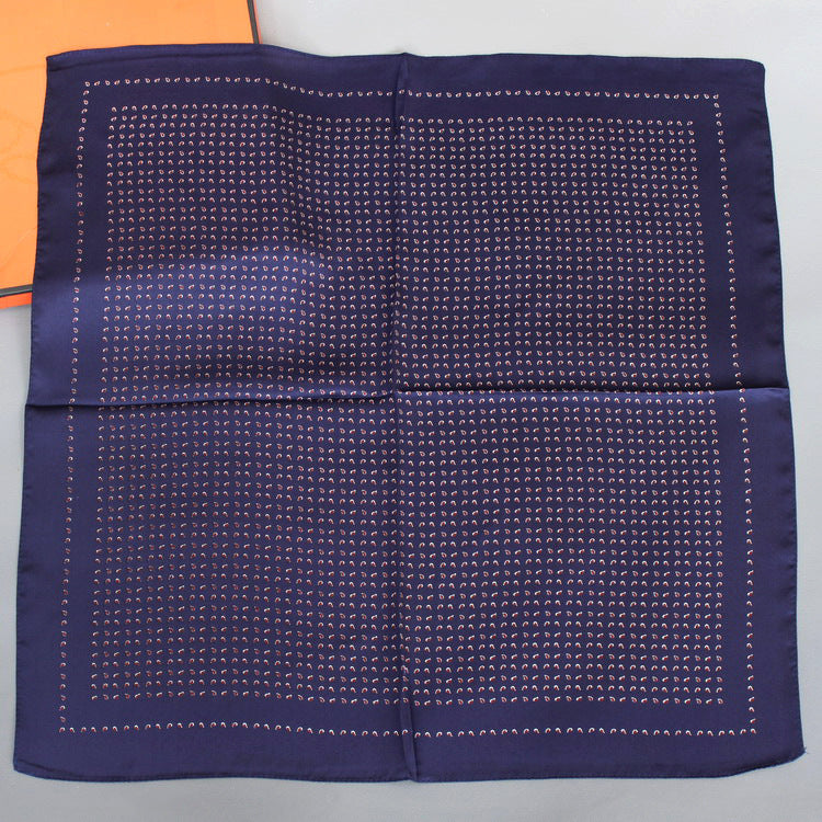 Men's Fashion Vintage Cashew Flower Silk Scarf