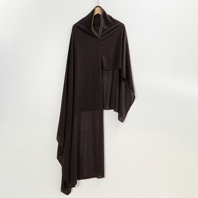 Women's Jersey Toe Cap Scarf Polyester Windproof