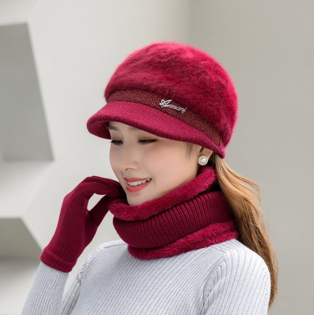 Knitted Rabbit Hair In Autumn And Winter