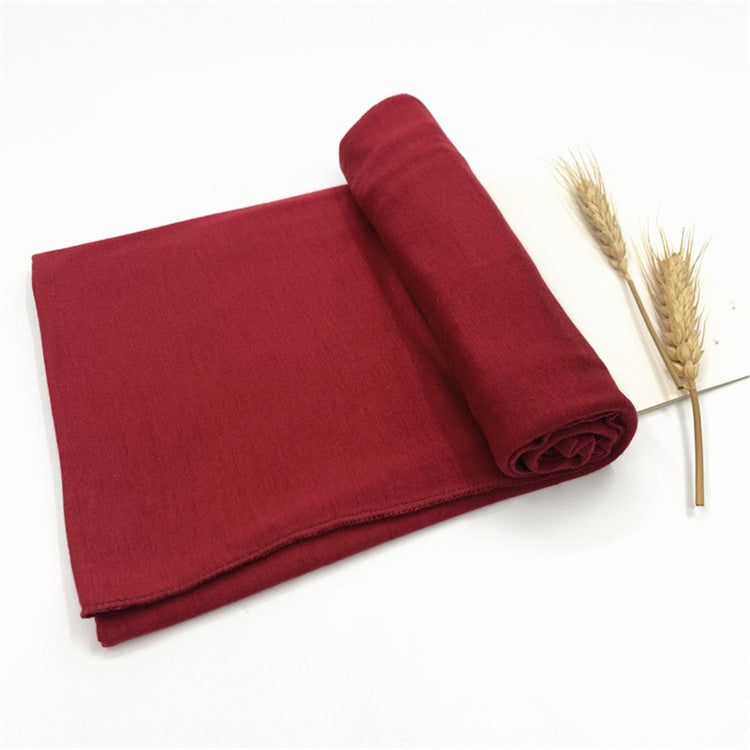 Women's Fashion Solid Color Modal Cotton Scarf