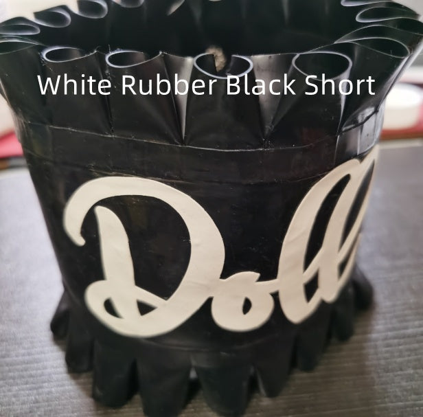 Latex Neckband Fashion Solid Color