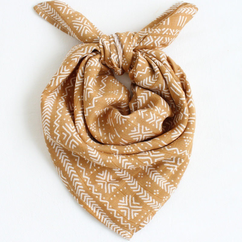 Double Layer Bamboo Cotton Gauze Small Square Towel
