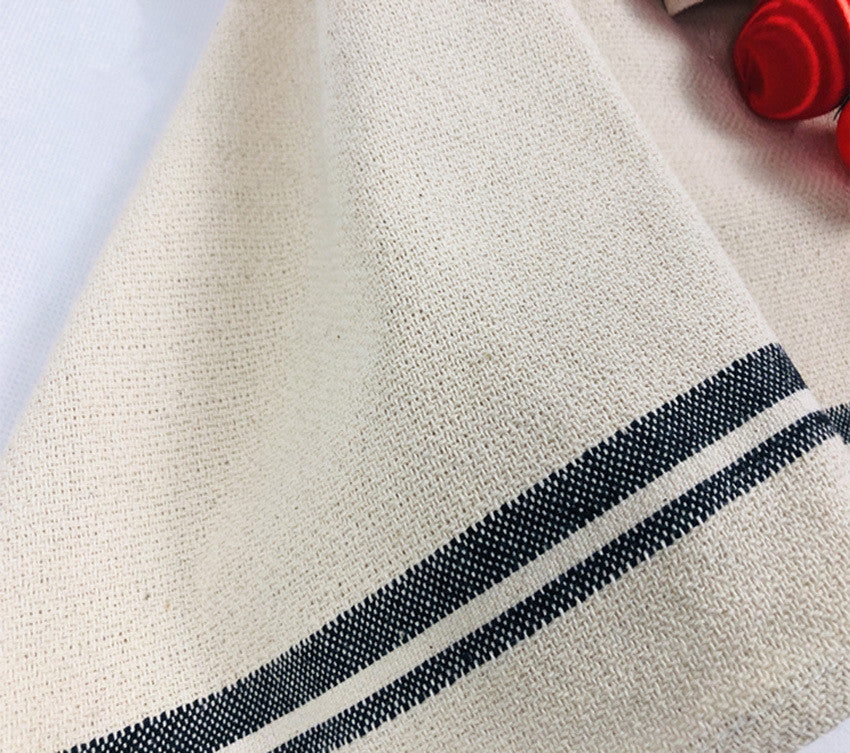 INS Thickened Water Absorbing Original White Kitchen Tea Towel