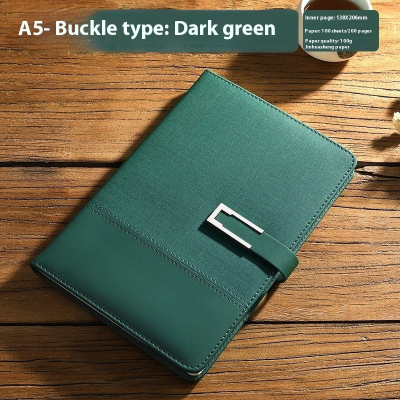Business Thickening Notebook Soft Leather High-grade Gift Set