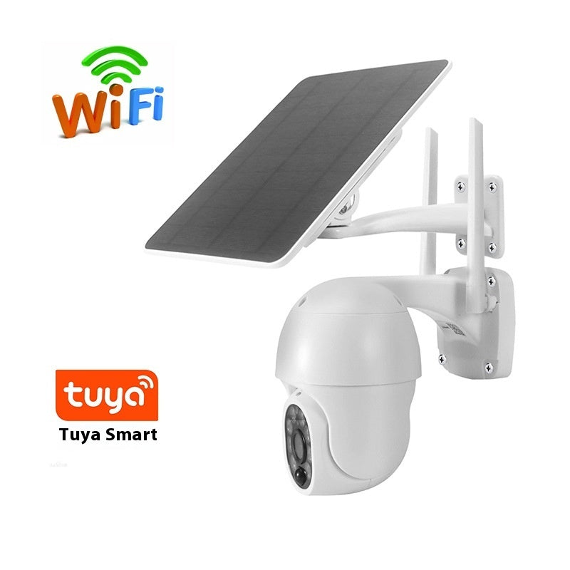 Graffiti Solar Surveillance Camera Outdoor Waterproof 4G Camera