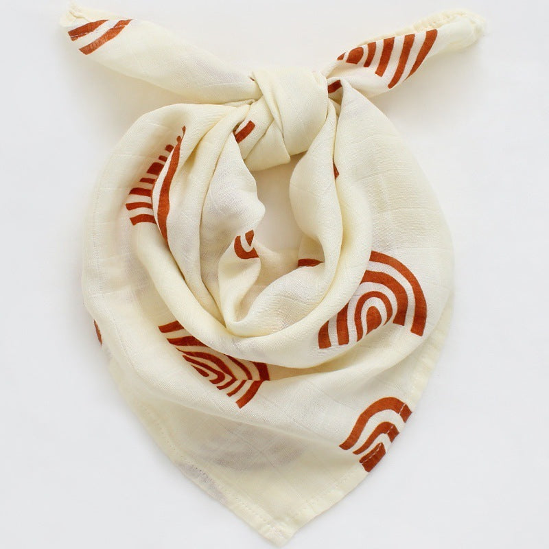 Double Layer Bamboo Cotton Gauze Small Square Towel