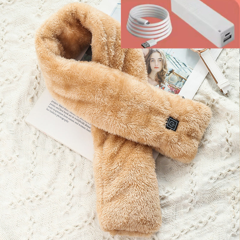 Smart Heating Scarf USB Neck Protection Cold Proof Electric Heating Scarf