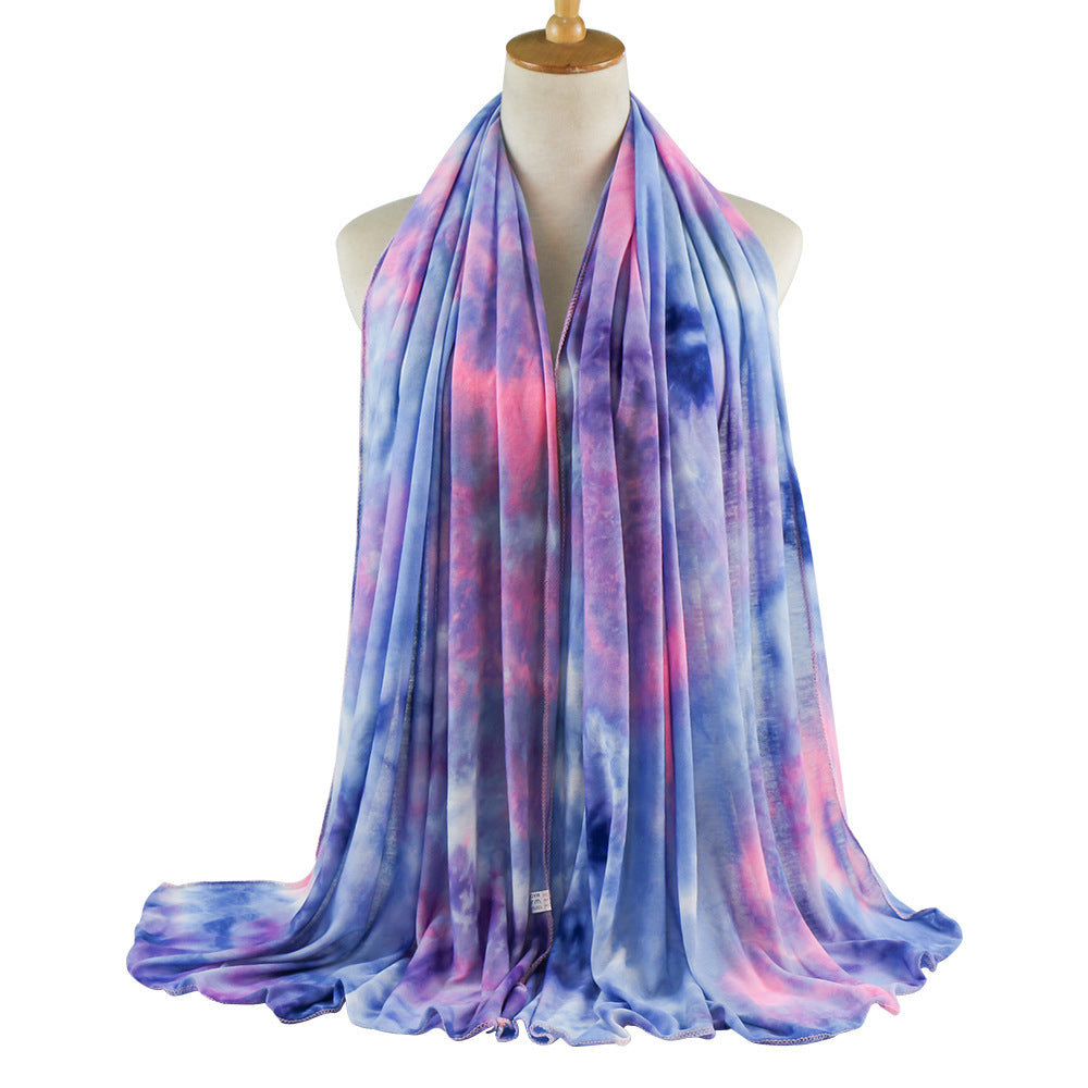 Women's Tie-Dyed Modal Sweat Scarf