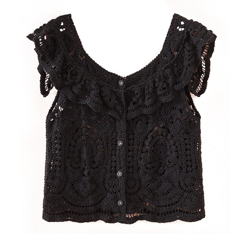 Sleeveless Vest Top Women's Small Sling Vest