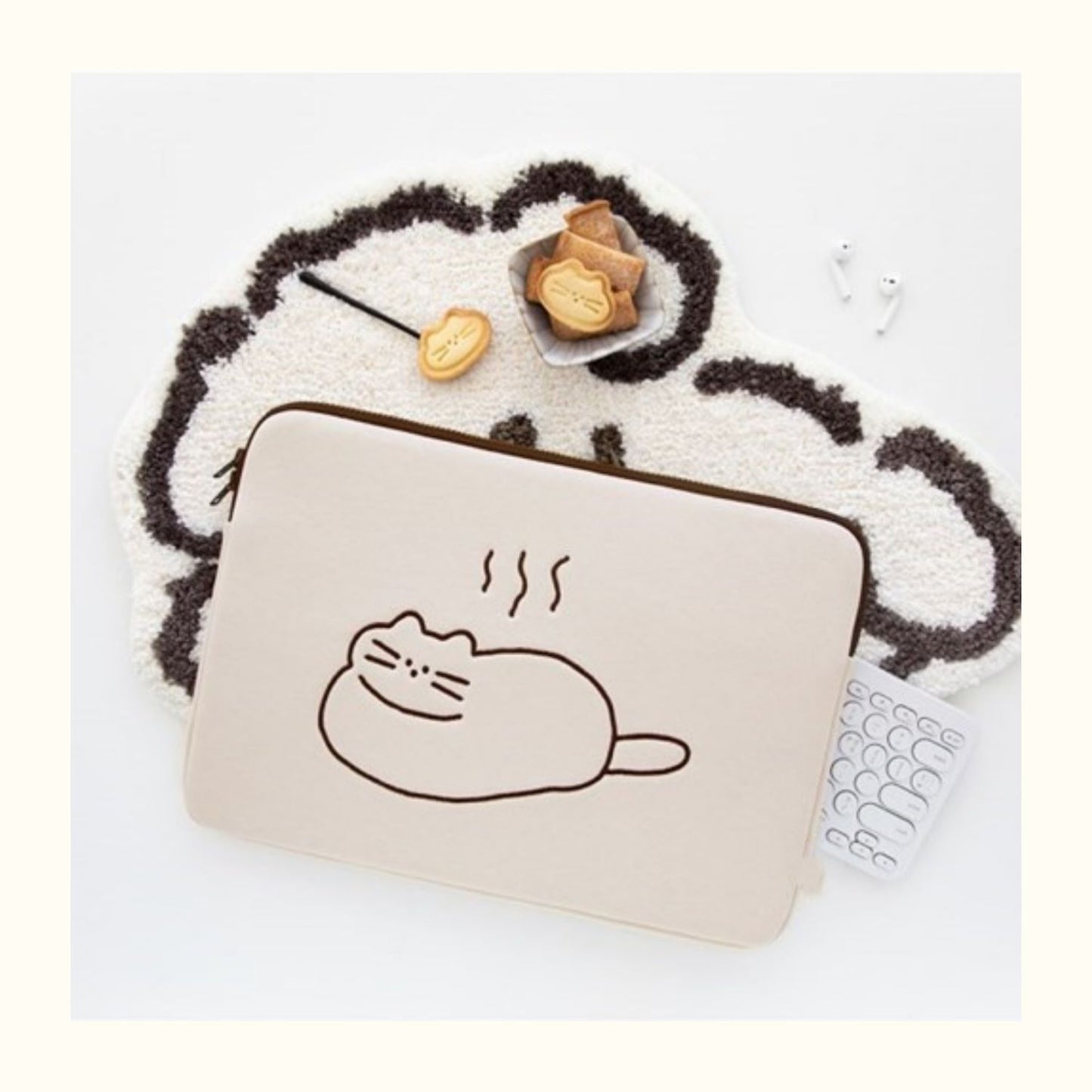 Cute Embroidered Laptop Sleeve Computer Liner Bag