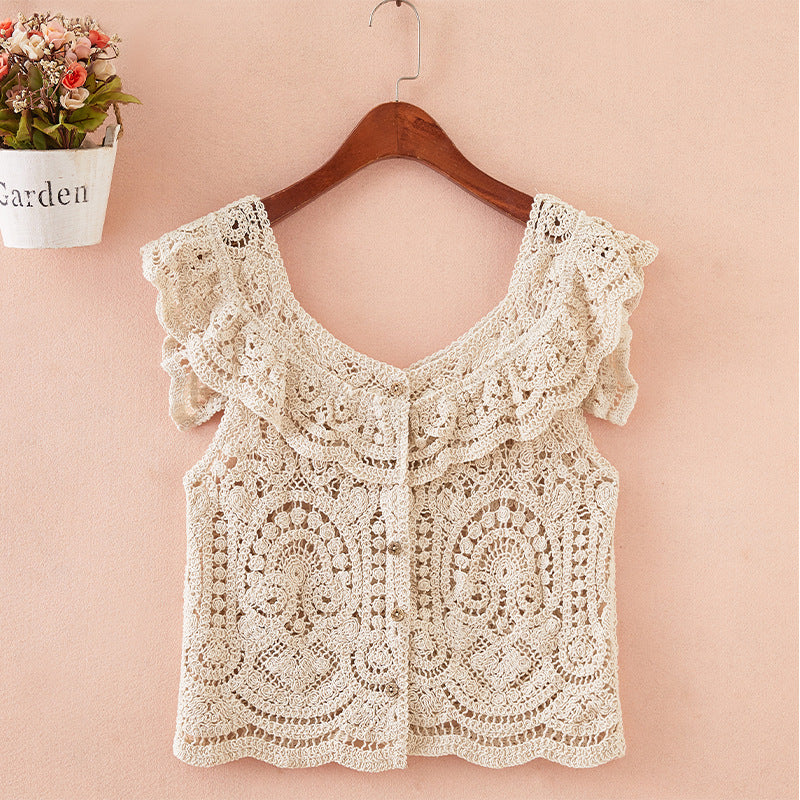 Sleeveless Vest Top Women's Small Sling Vest